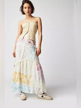 Free People LoveShackFancy Obelia Skirt